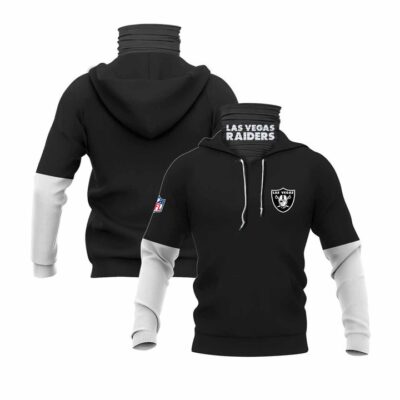 Las Vegas Raiders Nfl Super Bowl Champions Black Jersey Style Gift For Football And Raiders Fans Gaiter Hoodie GH0885