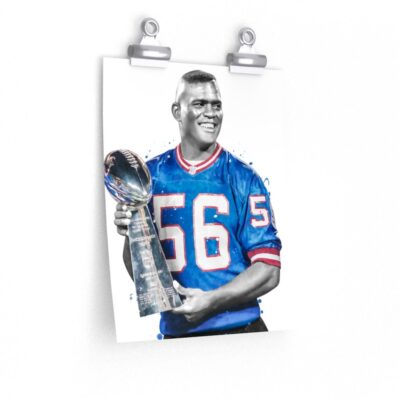 Lawrence Taylor Poster, Canvas, Football Print, Sports Wall Art 2 Football Print