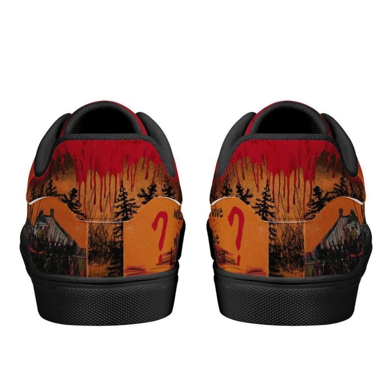 Leatherface Low Top Leather Skate Shoes Tennis Shoes Sneaker For Fans 3 1