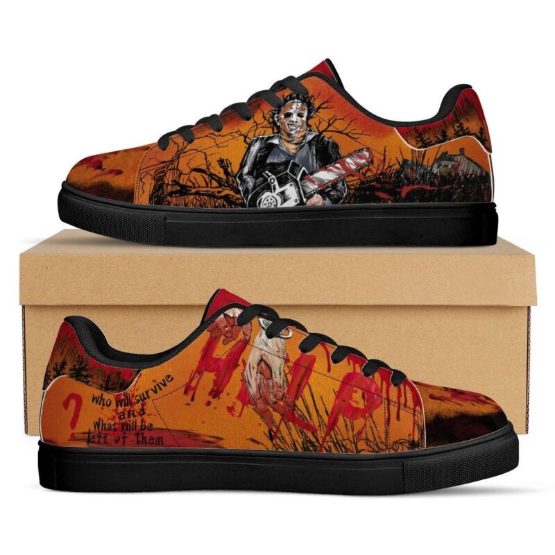 Leatherface Low Top Leather Skate Shoes