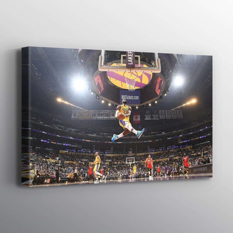 Lebron James Evolution Lakers Print Wall Art Canvas 1 1