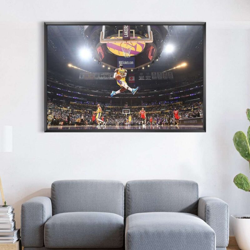Lebron James Evolution Lakers Print Wall Art Canvas 2 1
