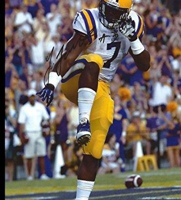 Leonard Fournette - LSU Tigers "Heisman Pose" Autograph Print - Canvas Print Wall Art Decor