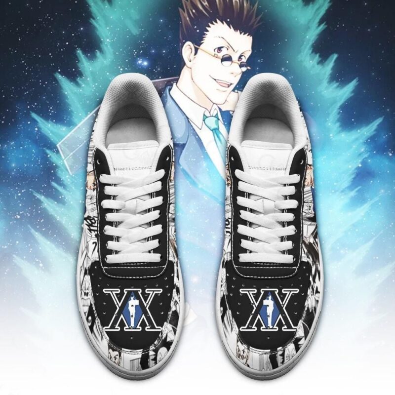 Leorio Sneakers Custom Hunter X Hunter Anime Shoes Fan Air Force 1 Sneakers 1