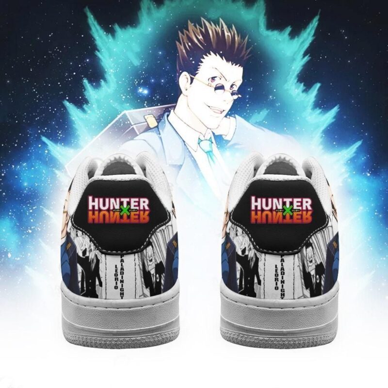 Leorio Sneakers Custom Hunter X Hunter Anime Shoes Fan Air Force 1 Sneakers 2