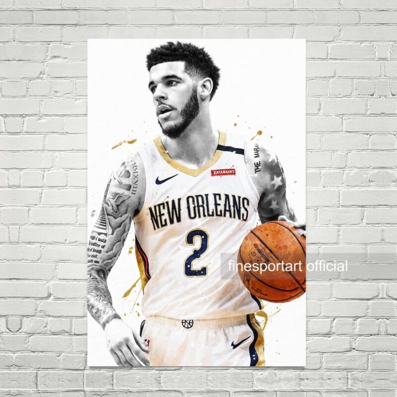 Lonzo Ball New Orleans Poster