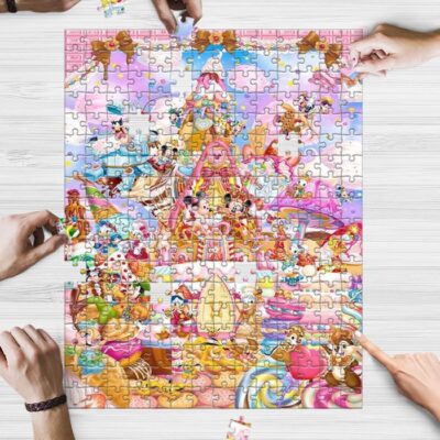 Lovely Mickey And Friends Birthday Party Puzzle Game, Disney Fan Gift, Disney Gift 3 Lovely Mickey And Friends Birthday Party Puzzle Game Disney Fan Gift Disney Gift 3