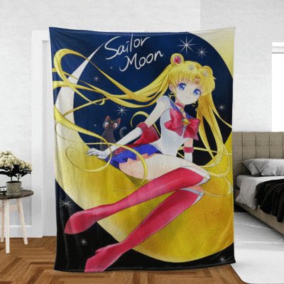 Lovely Sailor Moon Manga Christmas Gifts, Sailor Moon Gift For Fans Comfy Sofa Throw Blanket Gift 1 Sailor Moon Gift For Fans Comfy Sofa Throw Blanket Gift