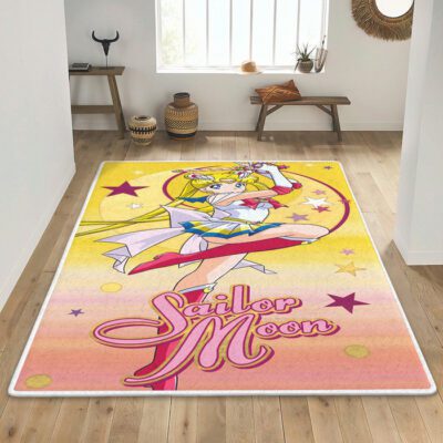 Lovely Sailor Moon Manga Christmas Ver 2 Gifts Lover,Sailor Moon Area Rug Living Room Rug Floor Decor 1 Sailor Moon Area Rug Living Room Rug Floor Decor