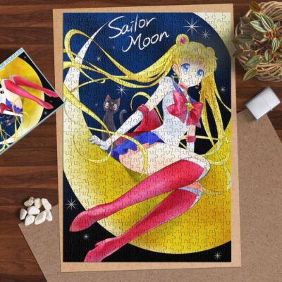Lovely Sailor Moon TV Show Vers Lover Jigsaw Puzzle Game,Lovely Sailor Moon TV Show Fan Gift, Sailor Moon 1 Lovely Sailor Moon TV Show Fan Gift