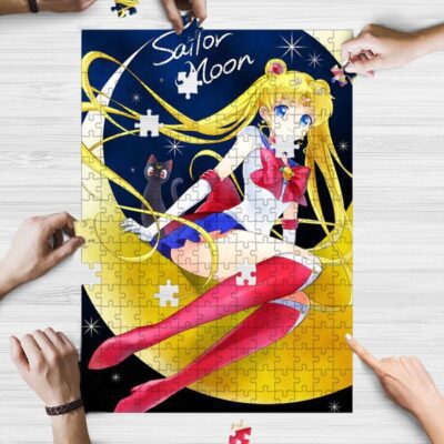 Lovely Sailor Moon TV Show Vers Lover Jigsaw Puzzle Game,Lovely Sailor Moon TV Show Fan Gift, Sailor Moon 2 Sailor Moon