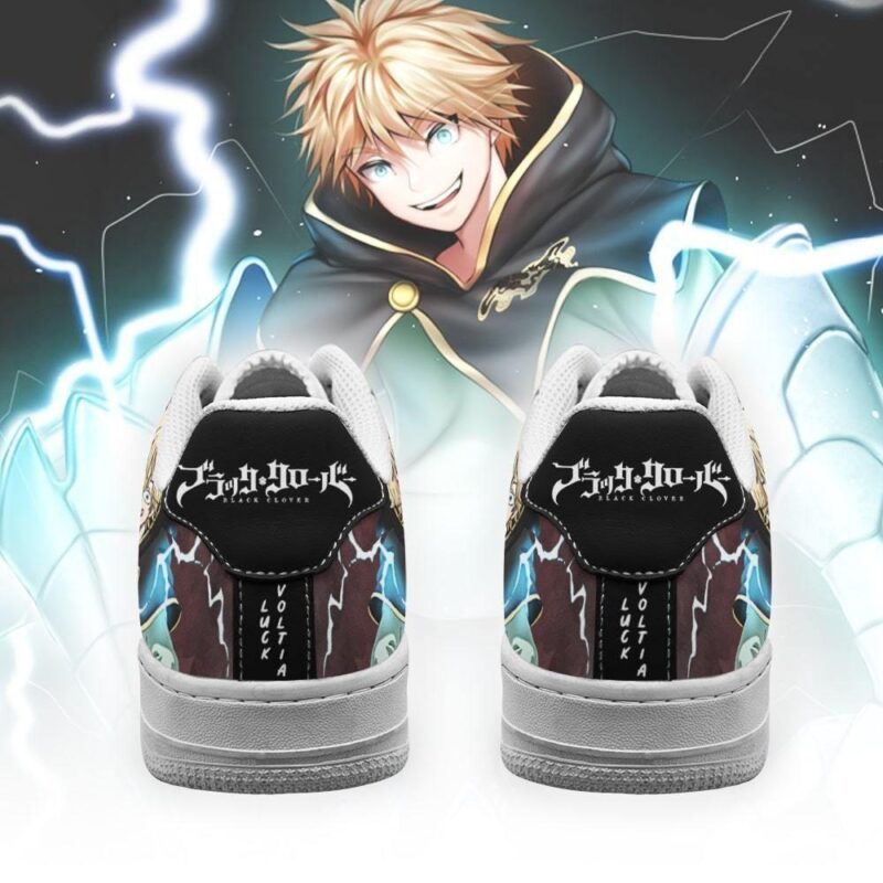 Luck Voltia Sneakers Black Bull Knight Black Clover Anime Shoes Air Force 1 Sneakers 2