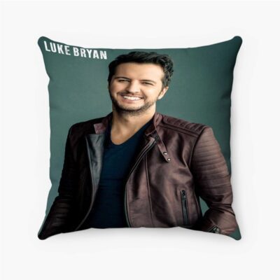 Luke Bryan Custom Pillow Case Spun Polyester Suede Square Pillow Cover