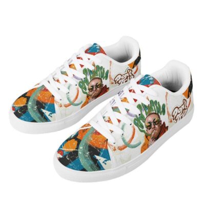 Mac Miller Don't Trip Low Top Leather Stan Smith Shoes SST1293 3 Mac Miller Dont Trip Low Top Leather Skate Shoes Tennis Shoes Sneaker For Fans 3