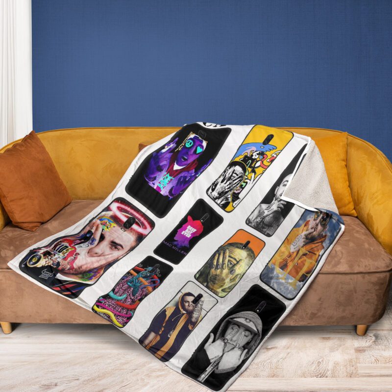 Mac Miller 2 Gift For Fan Comfy Sofa Throw Blanket Gift
