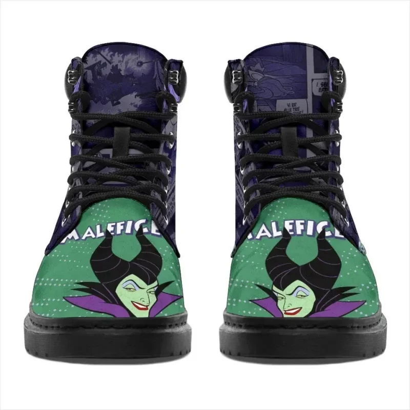 Maleficent Boots Shoes Horror Maleficent Special ver2 Working Boots Leather Boots Timber Motorcycle Boots 2