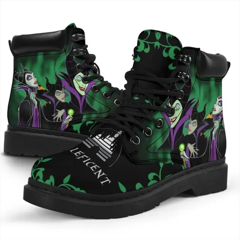 Maleficent Custom Villain Special Gift For Fan Ver2 Working Boots Leather Boots Timber Motorcycle Boots 2