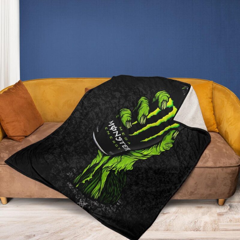 Mega Monster Energy Gift Mega Monster Energy Gift For Fan Comfy Sofa Throw Blanket Gift 2