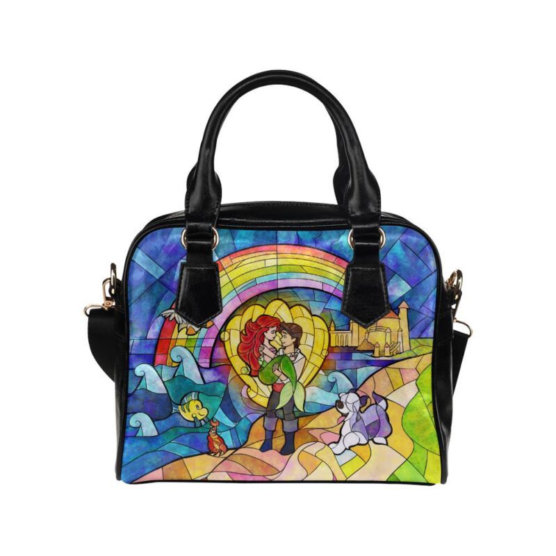 Mermaid on Land Lady Leather Shoulder Hand Bag SB0098 1