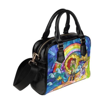 Mermaid on Land Lady Leather Shoulder Hand Bag SB0098 2