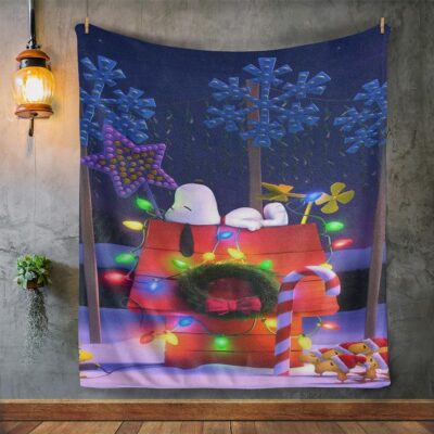 Merry Christmas Snoopy Peanuts Blanket Gift For Fan, Merry Christmas Snoopy Peanuts Blanket 1 Merry Christmas Snoopy Peanuts Blanket