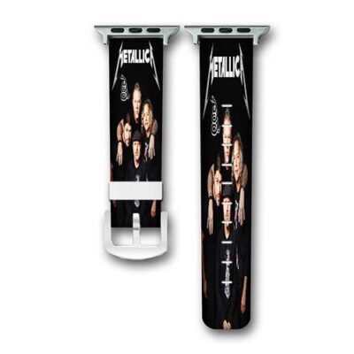 Metallica The Black Album Custom Apple Watch Band Genuine Wrist Band Replacement