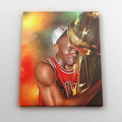 Michael Jordan Canvas Print Michael Jordan Poster Print Chicago Bulls Sports Art NBA Wall Art Basketball Home Decor Gifts Kids Room 1