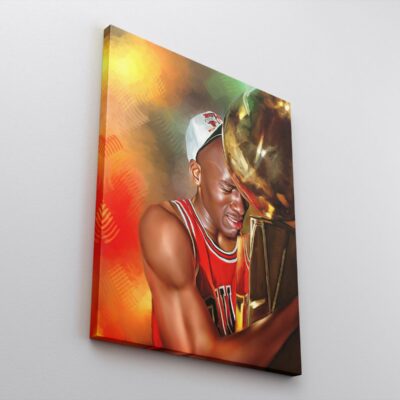 Michael Jordan Canvas Print Michael Jordan Poster Print Chicago Bulls Sports Art NBA Wall Art Basketball Home Decor Gifts Kids Room 2