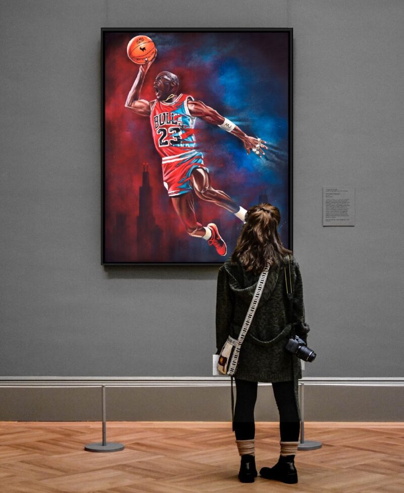 Michael Jordan GOAT LEGACY Life Size Canvas Prints Wall Art Decor The 23 Editions 1