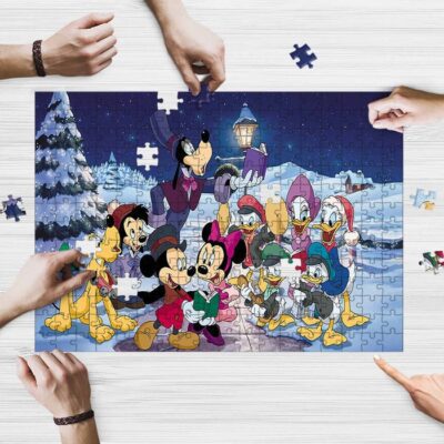 Mickey And Friends Christmas Eve Disney Gifts Lover Jigsaw Puzzle Game,Mickey And Friends Fans Gift 2 Mickey And Friends Christmas Eve Disney Gifts Lover Jigsaw Puzzle GameMickey And Friends Fans Gift 2