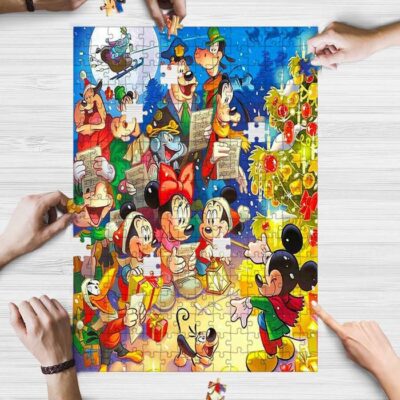 Mickey And Friends Christmas Eve Ver3 Disney Gifts Lover Jigsaw Puzzle Game,Mickey And Friends Fans Gift 2 Mickey And Friends Christmas Eve Ver3 Disney Gifts Lover Jigsaw Puzzle GameMickey And Friends Fans Gift 2