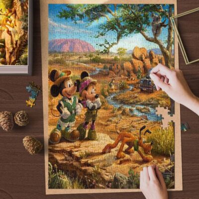 Mickey And Minne Mouse On Pirate Island Ver10 Disney Cartoon Gifts Lover Jigsaw Puzzle Game,Mickey Mouse Fan Gift, Mickey Mouse Lover Gift 2 Mickey Mouse Lover Gift