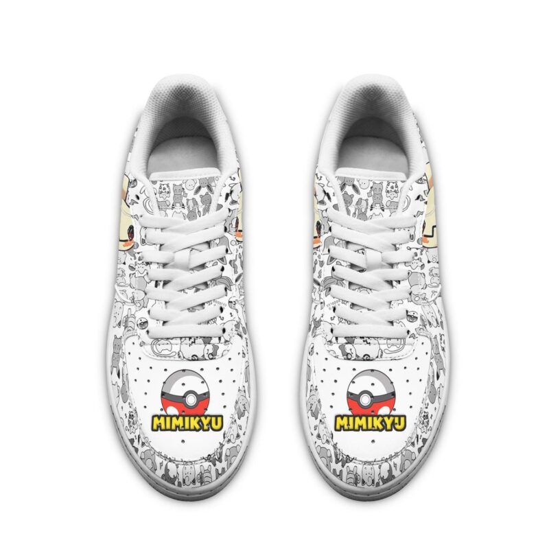 Mimikyu Sneakers Pokemon Shoes Fan Gift Idea Air Force 1 Sneakers 1