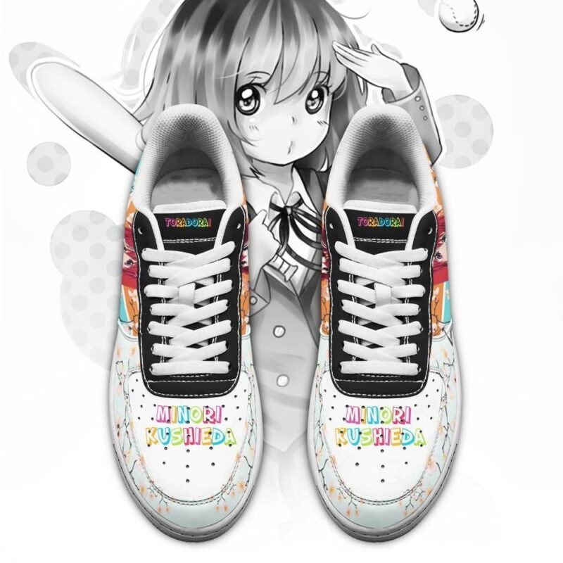 Minori Kushieda Shoes Toradora Custom Anime Shoes Air Force 1 Sneakers 1