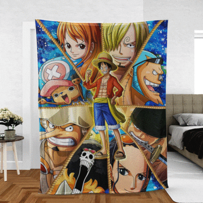 Monkey D. Luffy One Piece Manga Christmas Gift,One Piece Gift For Fan Comfy Sofa Throw Blanket Gift 1 One Piece Gift For Fan Comfy Sofa Throw Blanket Gift