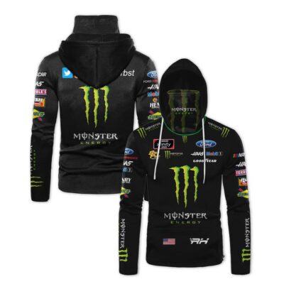 Monster Energy Ford Goodyear Haas Mobil Auto Racing Team Moto Gp Motocross 3D Gift For Ford Fans Gaiter Hoodie GH0947