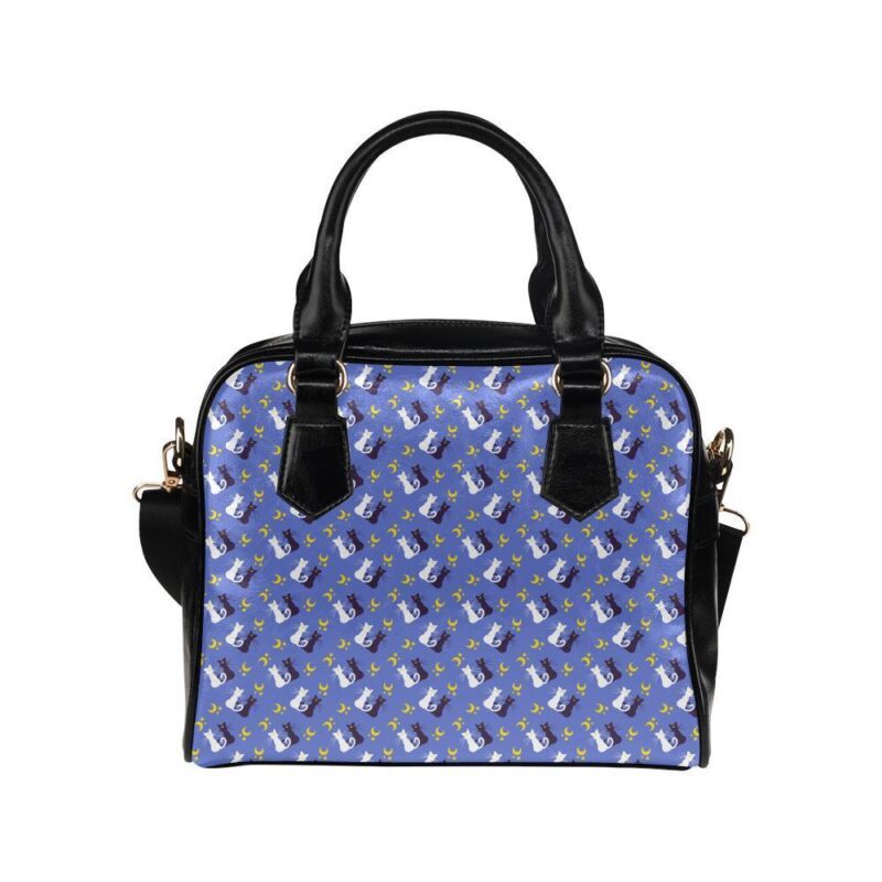 Moon Kitty Faded Lady Leather Shoulder Hand Bag SB0110 1