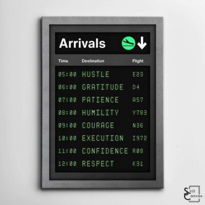 Motivational Canvas Art - Arrivals Inspirational Board Travel Success Quotes Wall Art Framed Canvas Poster Print 2 Motivational Canvas Art Arrivals Inspirational Board Travel Success Quotes Wall Art Framed Canvas Poster Print 2
