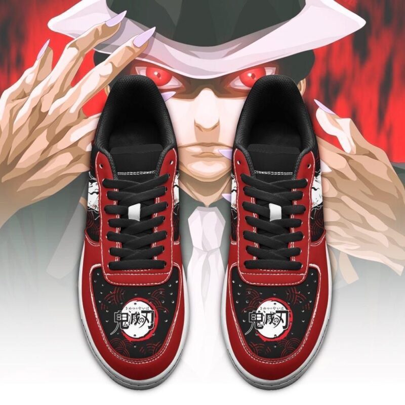 Muzan Sneakers Custom Demon Slayer Anime Shoes Fan Air Force 1 Sneakers 1