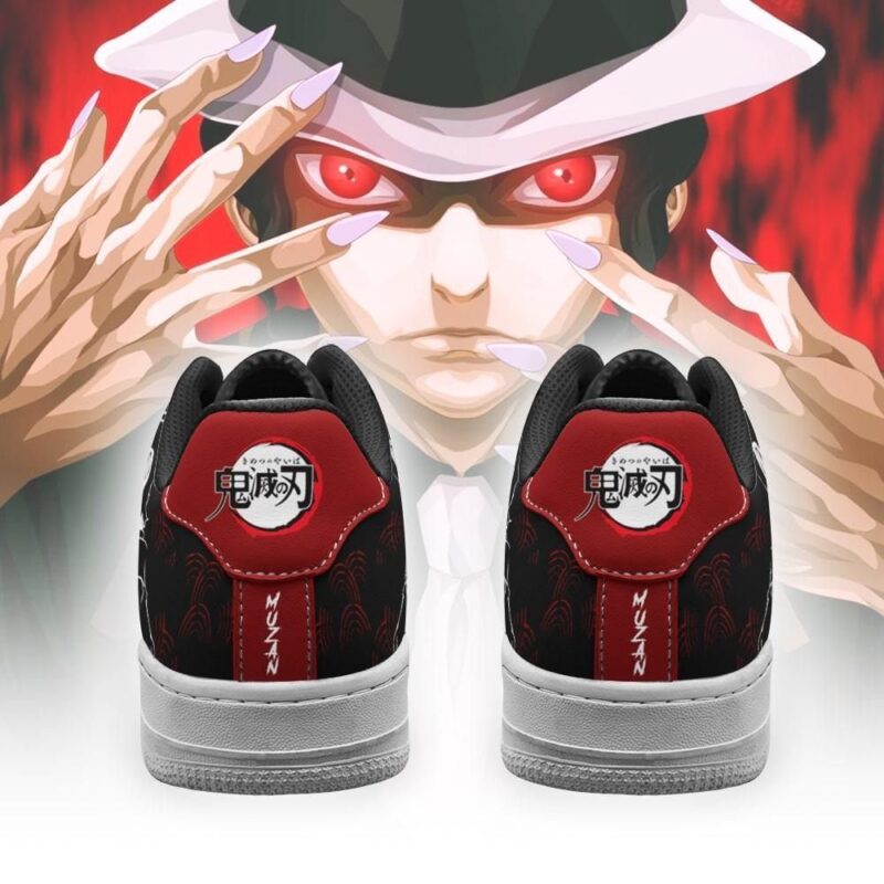 Muzan Sneakers Custom Demon Slayer Anime Shoes Fan Air Force 1 Sneakers 2