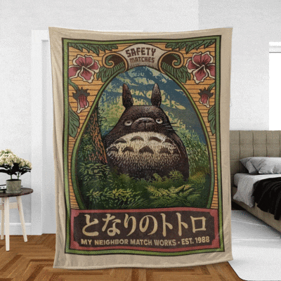 My Neighbor Totoro Studio Ghibli EST 1988 Christmas Gifts Lover, My Neighbor Totoro Studio Ghibli EST 1988 Gift For Fan Comfy Sofa Throw Blanket Gift 1 My Neighbor Totoro Studio Ghibli EST 1988 Gift For Fan Comfy Sofa Throw Blanket Gift