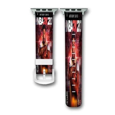 NBA 2 K20 Anthony Davis Custom Apple Watch Band Genuine Wrist Band Replacement