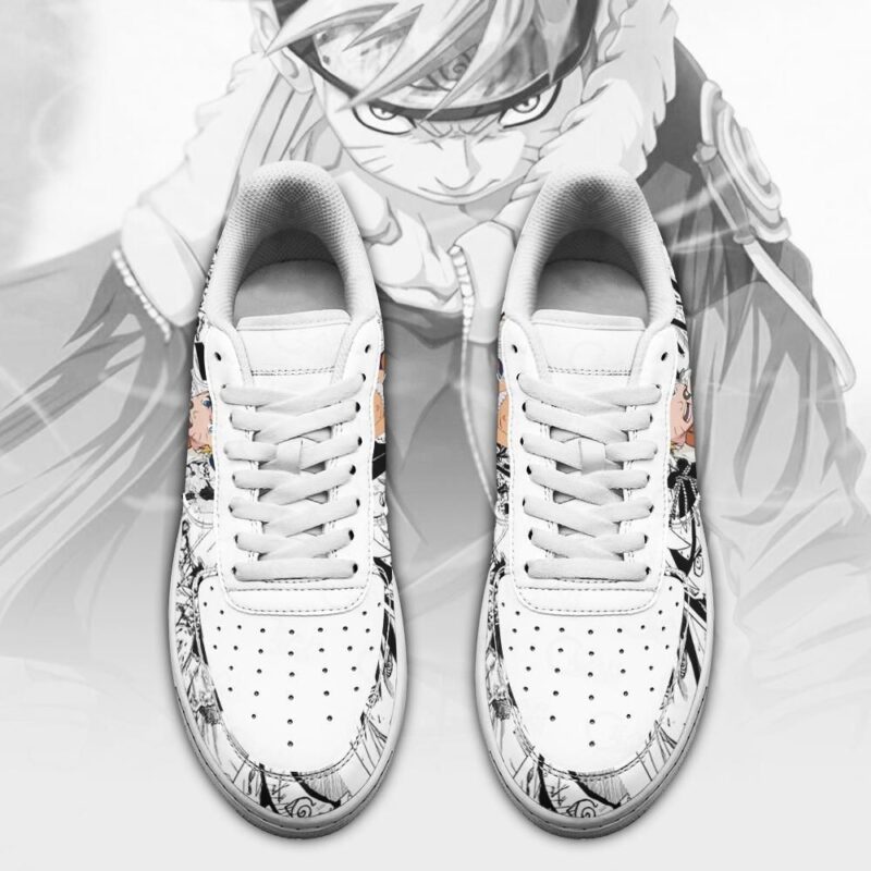Naruto Air Force 1 Sneakers Mixed Manga Style Anime Shoes 1