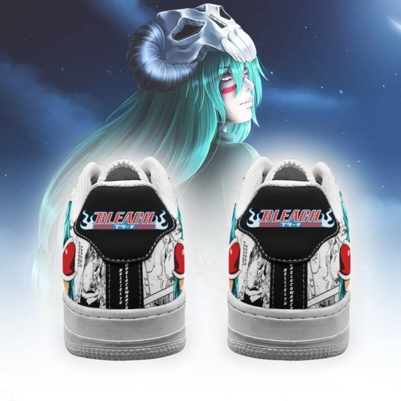 Nel Tu Sneakers Bleach Anime Shoes Fan Gift Idea Air Force 1 Sneakers 2
