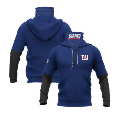 New York Giants Nfl American Football Team 3D Blue Jersey Gift For Giants Fans Gaiter Hoodie GH0920