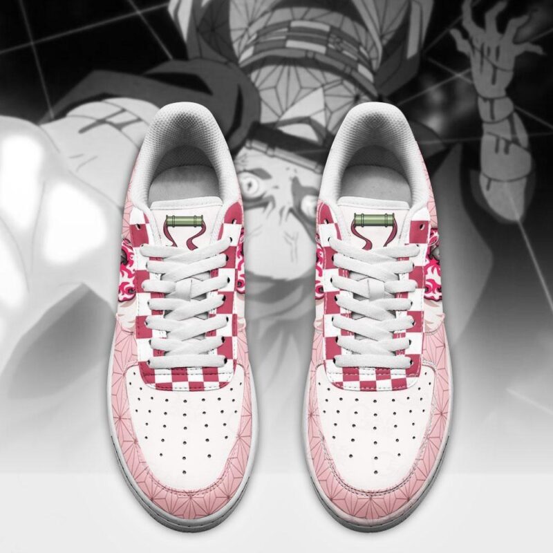 Nezuko Air Force 1 Sneakers Custom Skill Demon Slayer Shoes 1