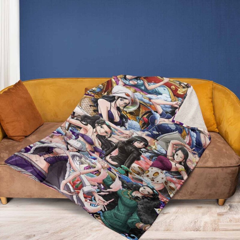 Nico Robin One Piece Anime Fan Gift Nico Robin Devil Child Comfy Sofa Throw Blanket Gift 2