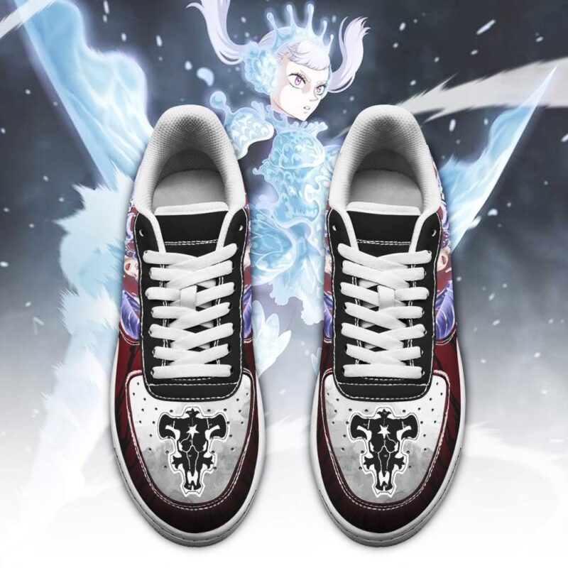 Noelle Silva Sneakers Black Bull Knight Black Clover Anime Shoes Air Force 1 Sneakers 1