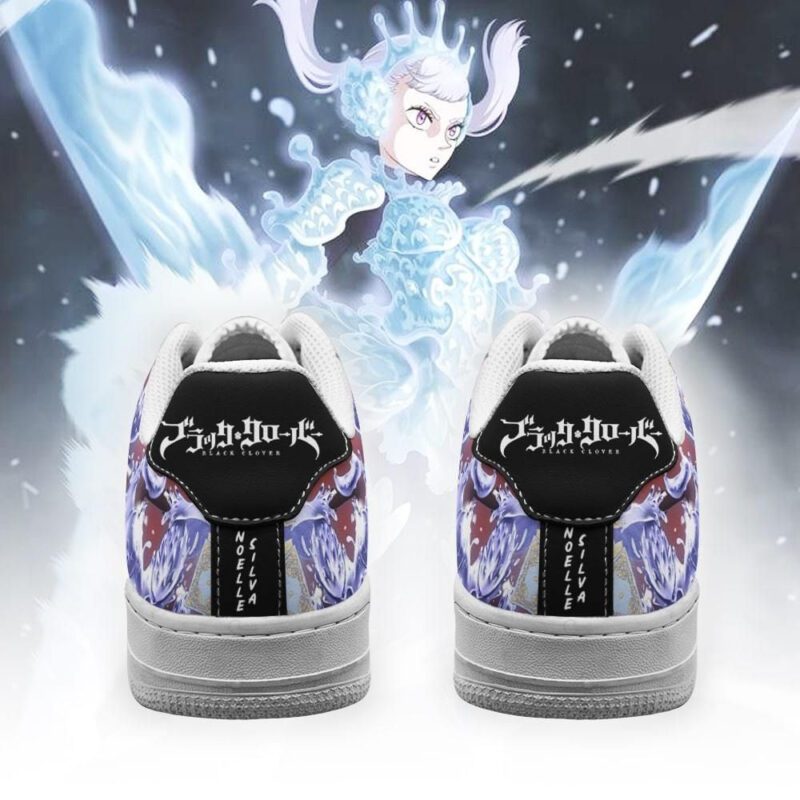 Noelle Silva Sneakers Black Bull Knight Black Clover Anime Shoes Air Force 1 Sneakers 2