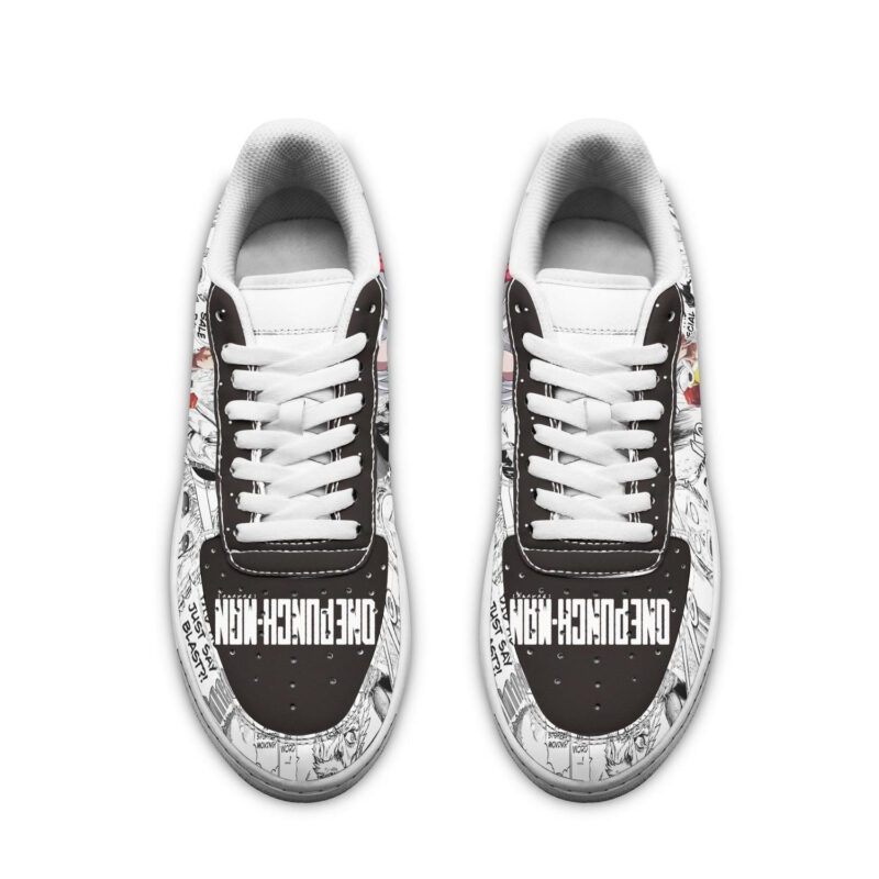 One Punch Man Sneakers Manga Anime Shoes Fan Gift Idea Air Force 1 Sneakers 1